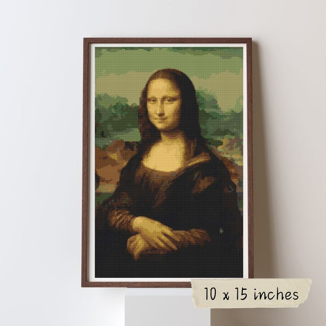 Mona Lisa Cross Stitch Pattern