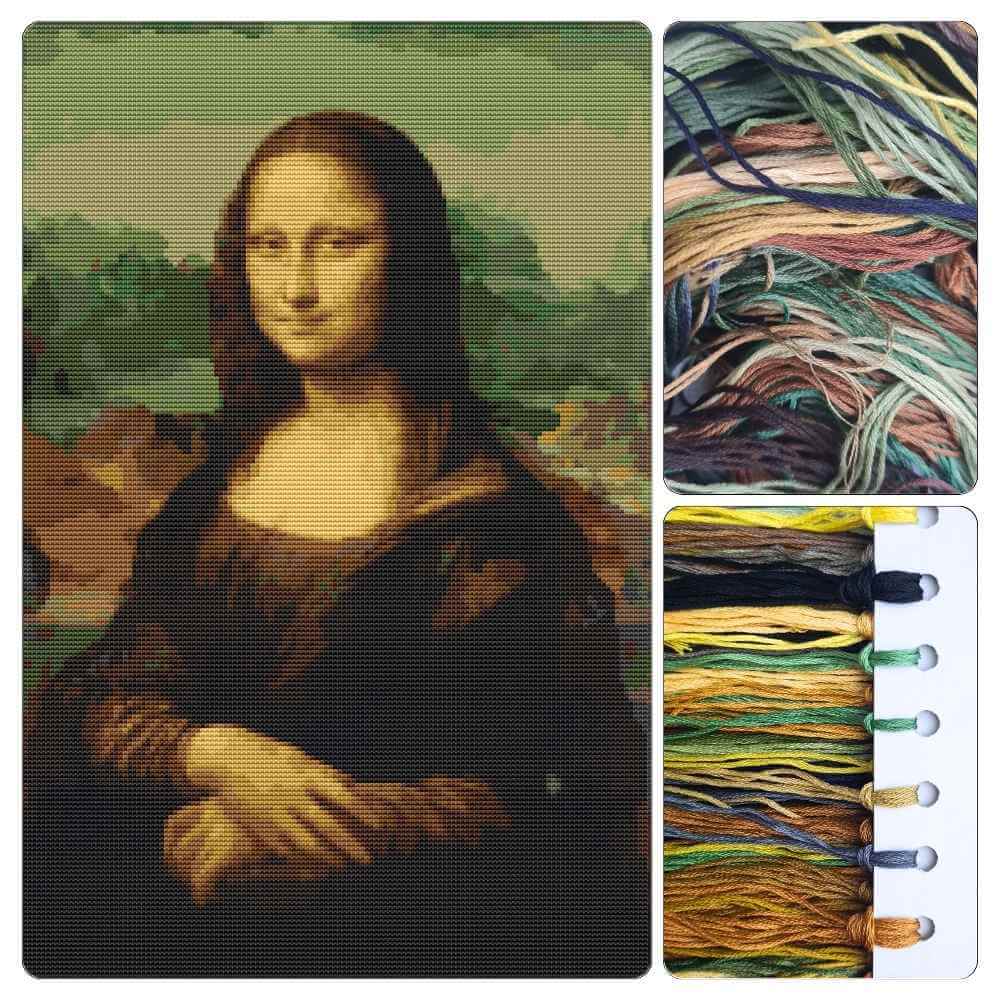 Mona Lisa Cross Stitch Kit