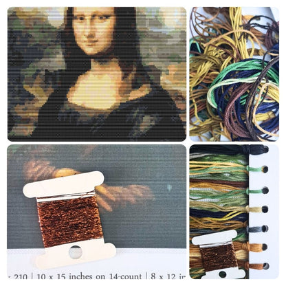 Mona Lisa Cross Stitch Kit | Leonardo da Vinci