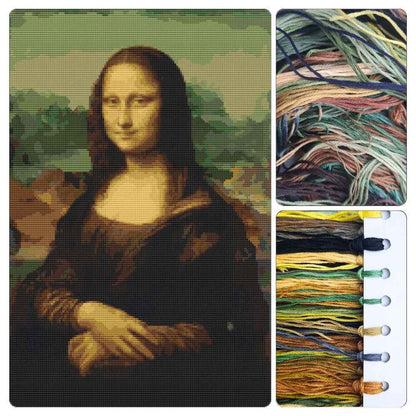 Mona Lisa Cross Stitch Kit