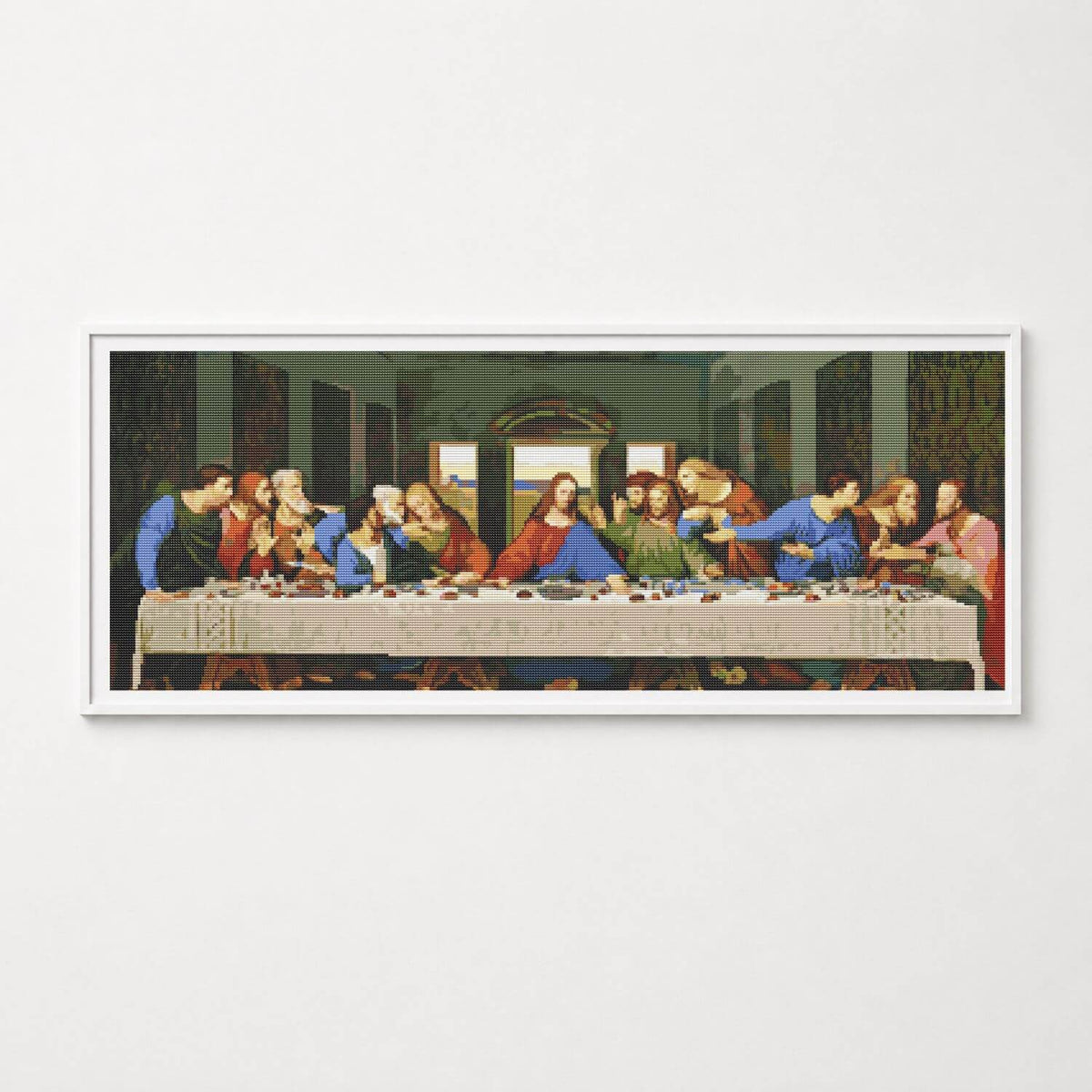 The Last Supper Cross Stitch Kit - Premium Cross Stitch Kit - Leonardo da Vinci