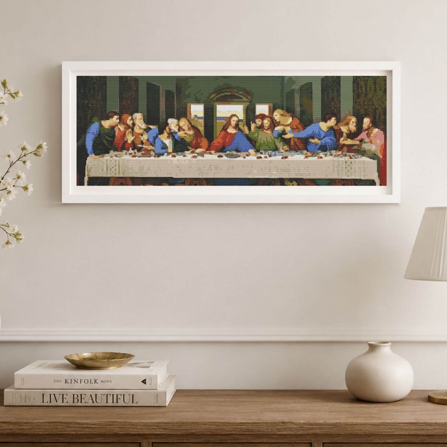 The Last Supper Cross Stitch Pattern - Premium Cross Stitch Pattern - Leonardo da Vinci