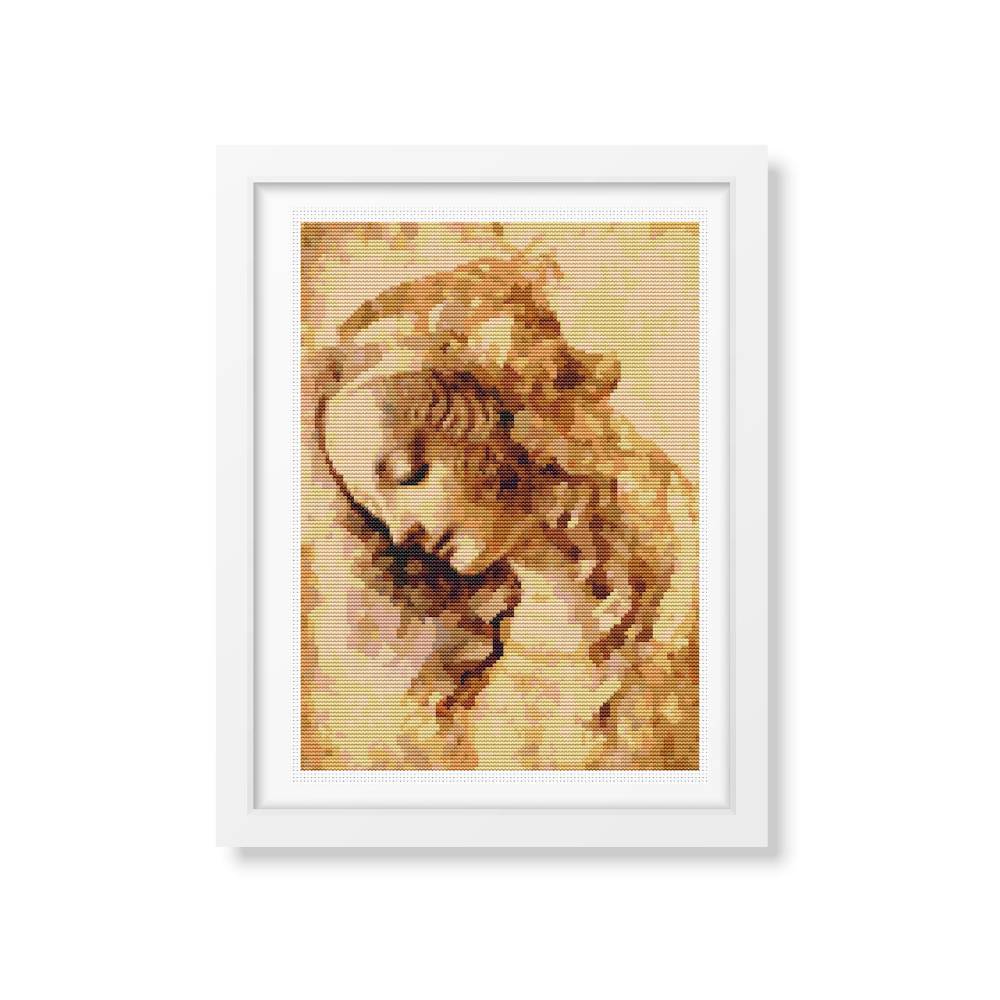 A Woman's Head Cross Stitch Kit | Leonardo da Vinci