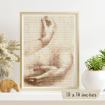 Study of Hands Cross Stitch Kit