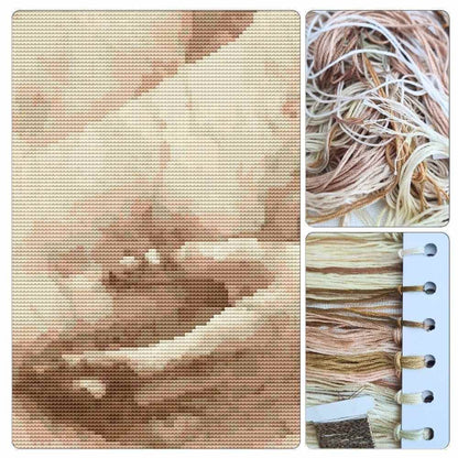 Study of Hands Cross Stitch Kit