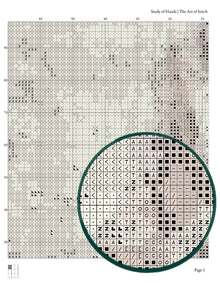 Study of Hands Cross Stitch Pattern - Premium Cross Stitch Pattern - Leonardo da Vinci