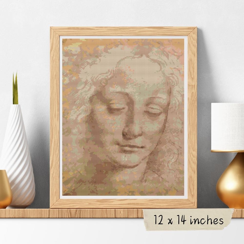 La Scapigliata (Female Head) Cross Stitch Kit