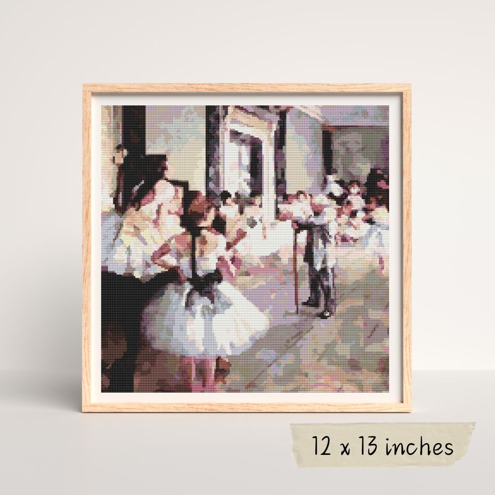 The Dance Class Cross Stitch Pattern | Edgar Degas