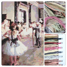 The Dance Class Cross Stitch Kit - Premium Cross Stitch Kit - Edgar Degas