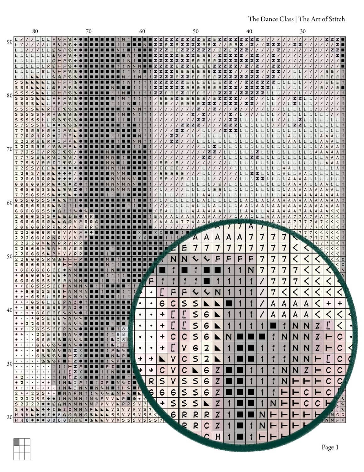 The Dance Class Cross Stitch Pattern - Premium Cross Stitch Pattern - Edgar Degas