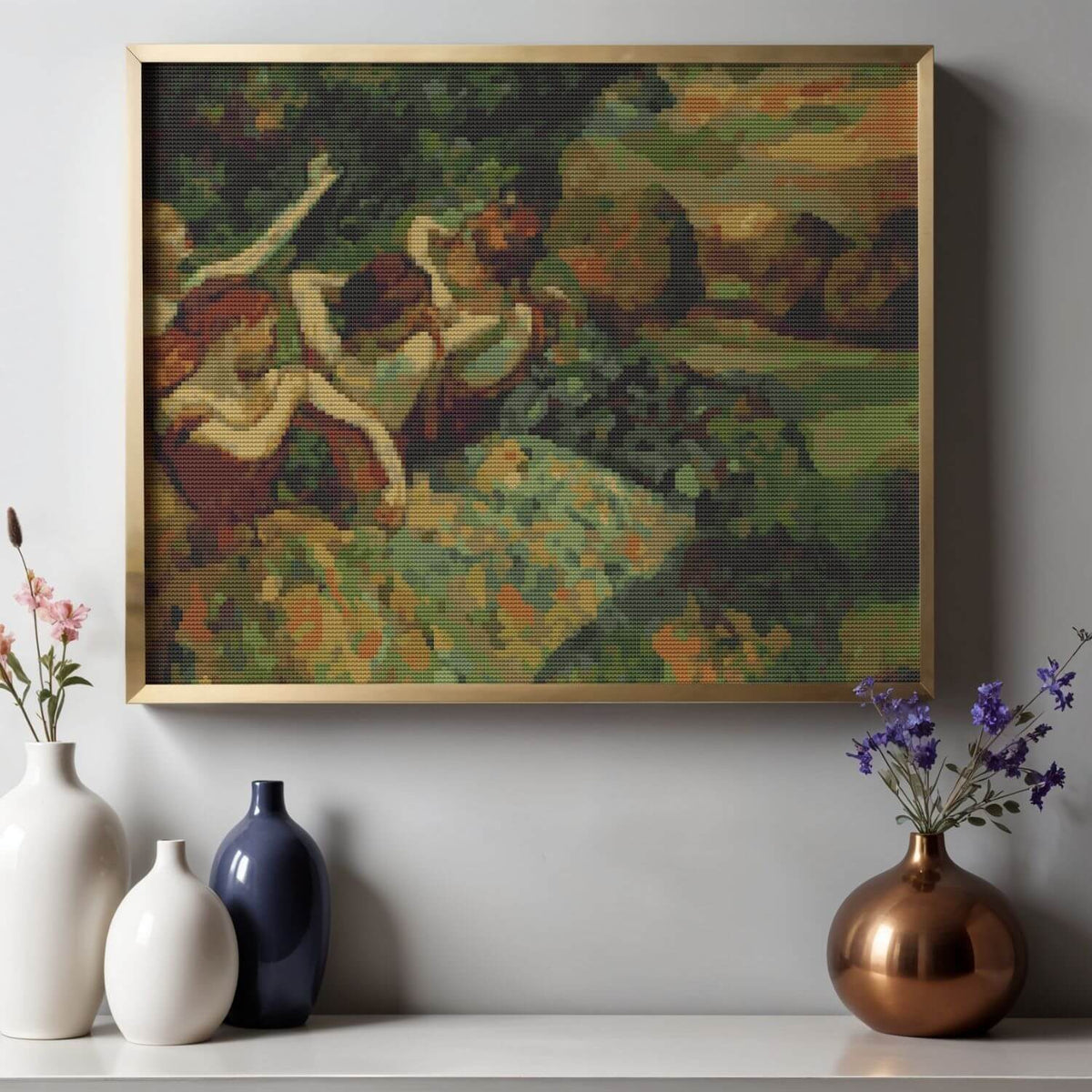 Four Dancers Cross Stitch Pattern - Premium Cross Stitch Pattern - Edgar Degas