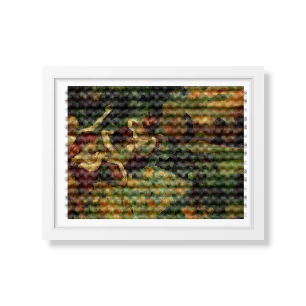 Four Dancers Cross Stitch Kit | Edgar Degas