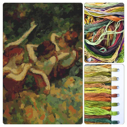 Four Dancers Cross Stitch Kit