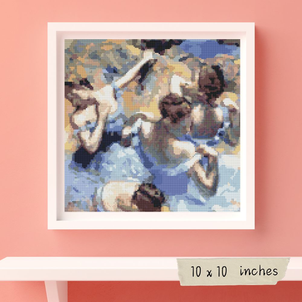 Blue Dancers Cross Stitch Kit | Edgar Degas