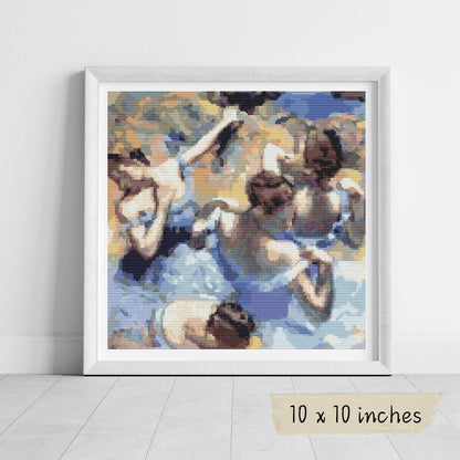 Blue Dancers Cross Stitch Kit | Edgar Degas