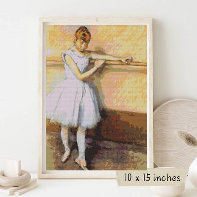 Dancer at the Barre Cross Stitch Pattern