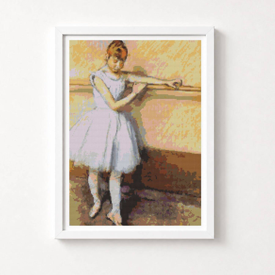Dancer at the Barre Cross Stitch Pattern