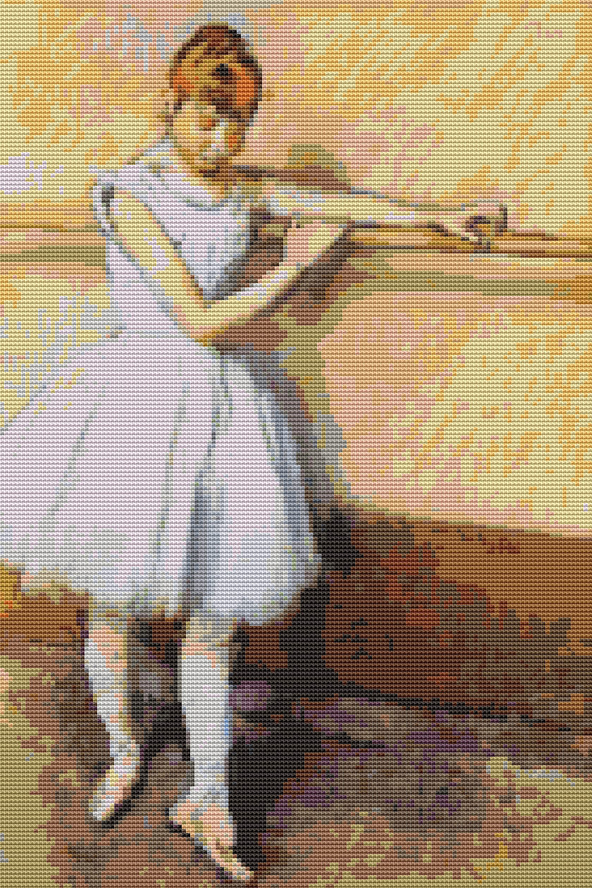 Dancer at the Barre Cross Stitch Kit
