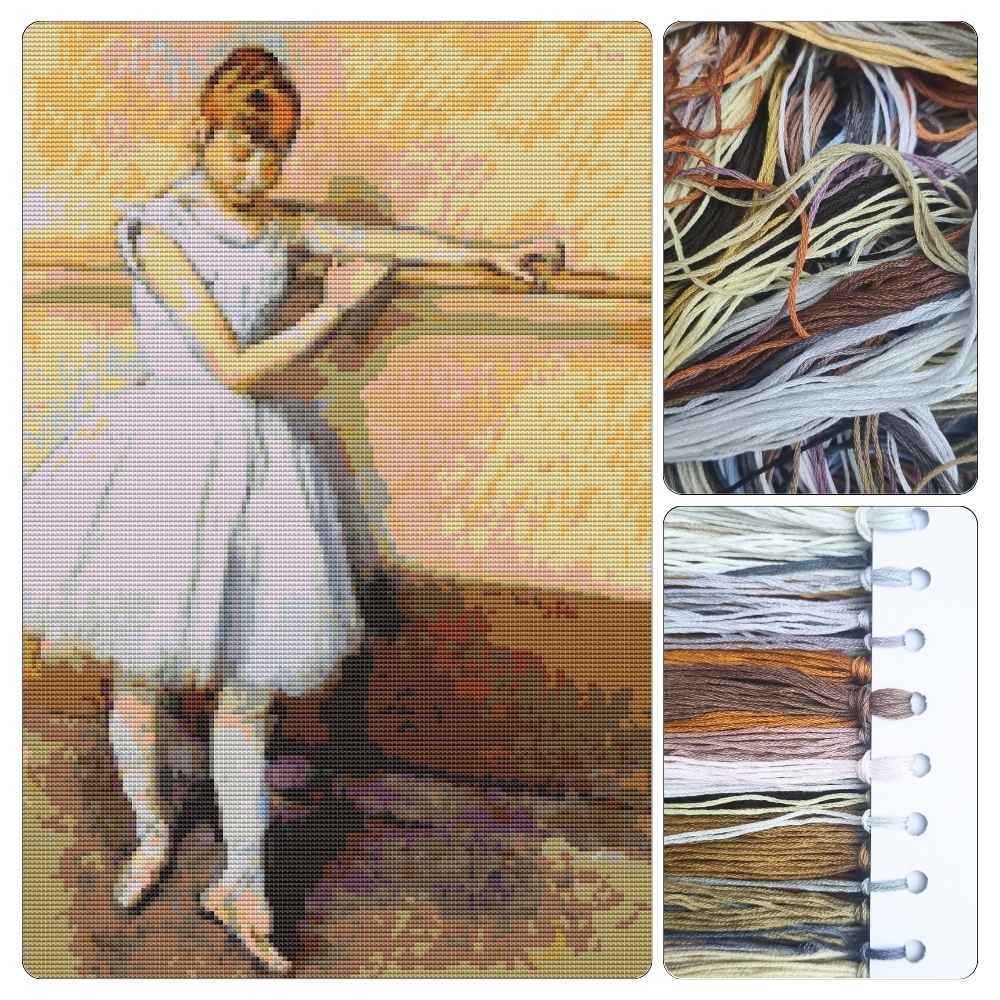 Dancer at the Barre Cross Stitch Kit