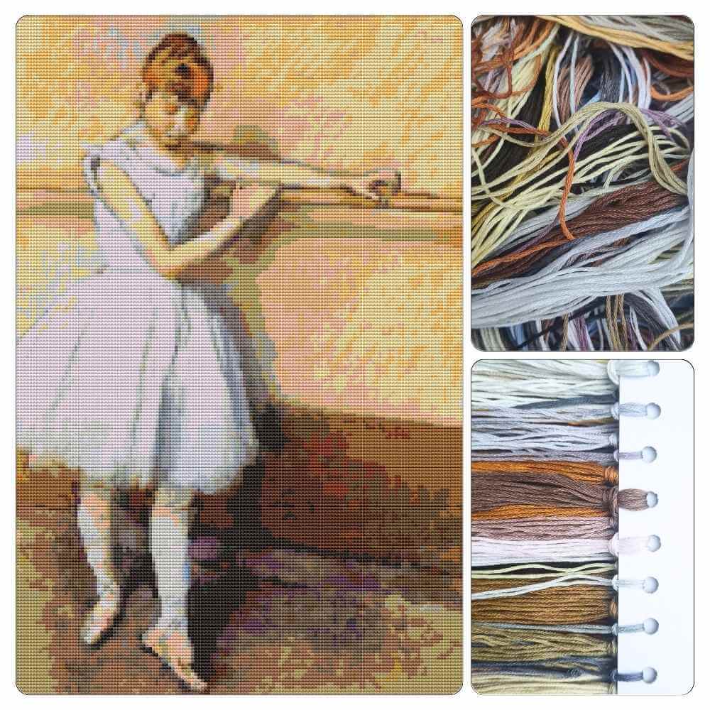 Dancer at the Barre Cross Stitch Kit