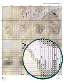 Dancer at the Barre Cross Stitch Pattern - Premium Cross Stitch Pattern - Edgar Degas