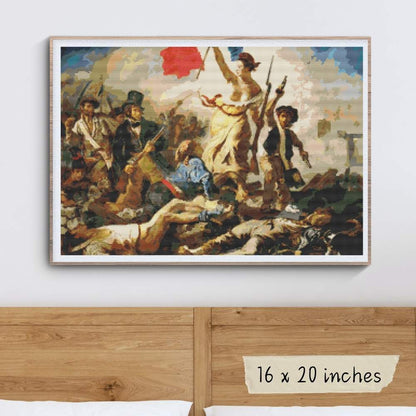 Liberty Leading the People Cross Stitch Kit