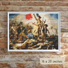 Liberty Leading the People Cross Stitch Kit | Eugène Delacroix