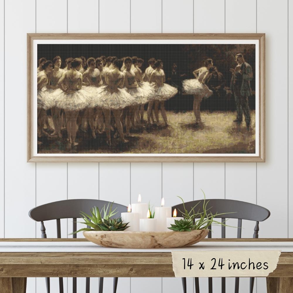 The Strike of the Ballerinas Cross Stitch Kit