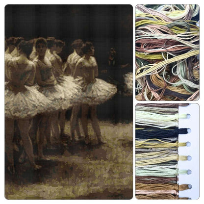 The Strike of the Ballerinas Cross Stitch Kit
