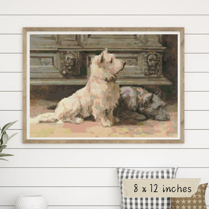 West Highland Terrier Cross Stitch Kit | Herbert Dicksee