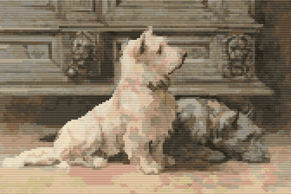 West Highland Terrier Cross Stitch Kit | Herbert Dicksee