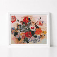Pink Bunch Cross Stitch Kit - Premium Cross Stitch Kit - Raoul Dufy