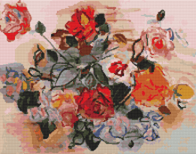 Pink Bunch Cross Stitch Pattern | Raoul Dufy