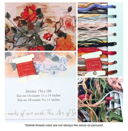 Pink Bunch Cross Stitch Kit | Raoul Dufy