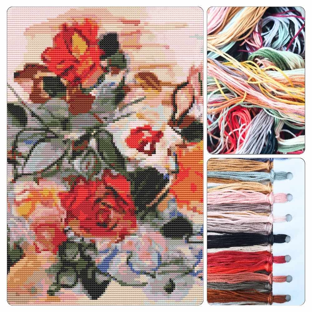 Pink Bunch Cross Stitch Kit