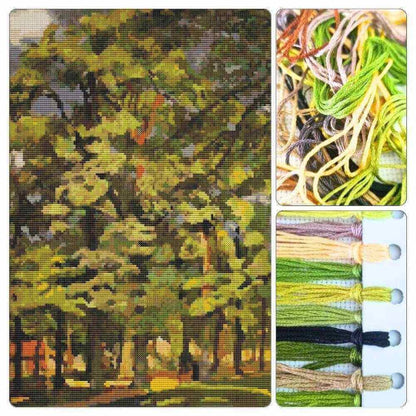 Landscape in Falaise Cross Stitch Kit