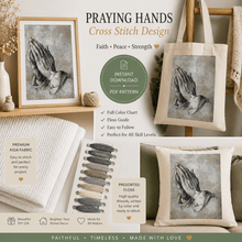 Praying Hands Cross Stitch Pattern