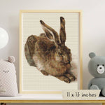 The Young Hare Cross Stitch Kit