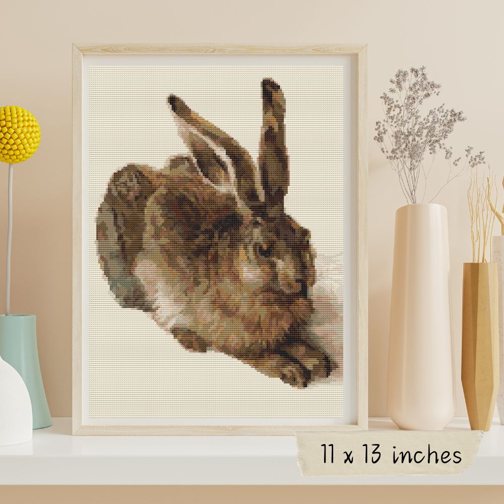 The Young Hare Cross Stitch Kit | Albrecht Durer