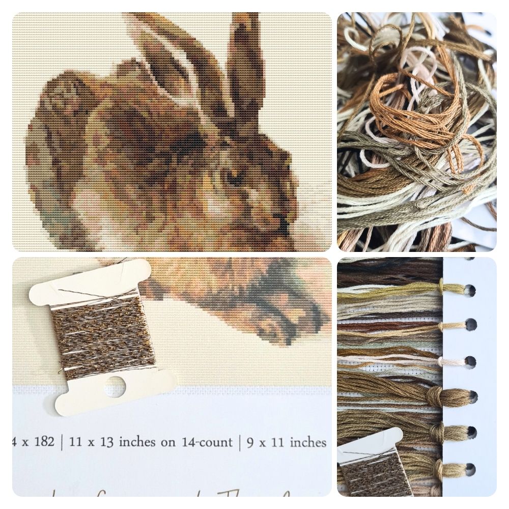 The Young Hare Cross Stitch Kit | Albrecht Durer