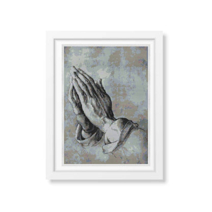 Praying Hands Cross Stitch Pattern | Albrecht Durer