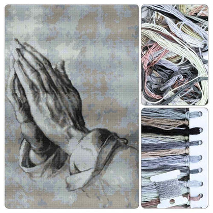 Praying Hands Cross Stitch Kit