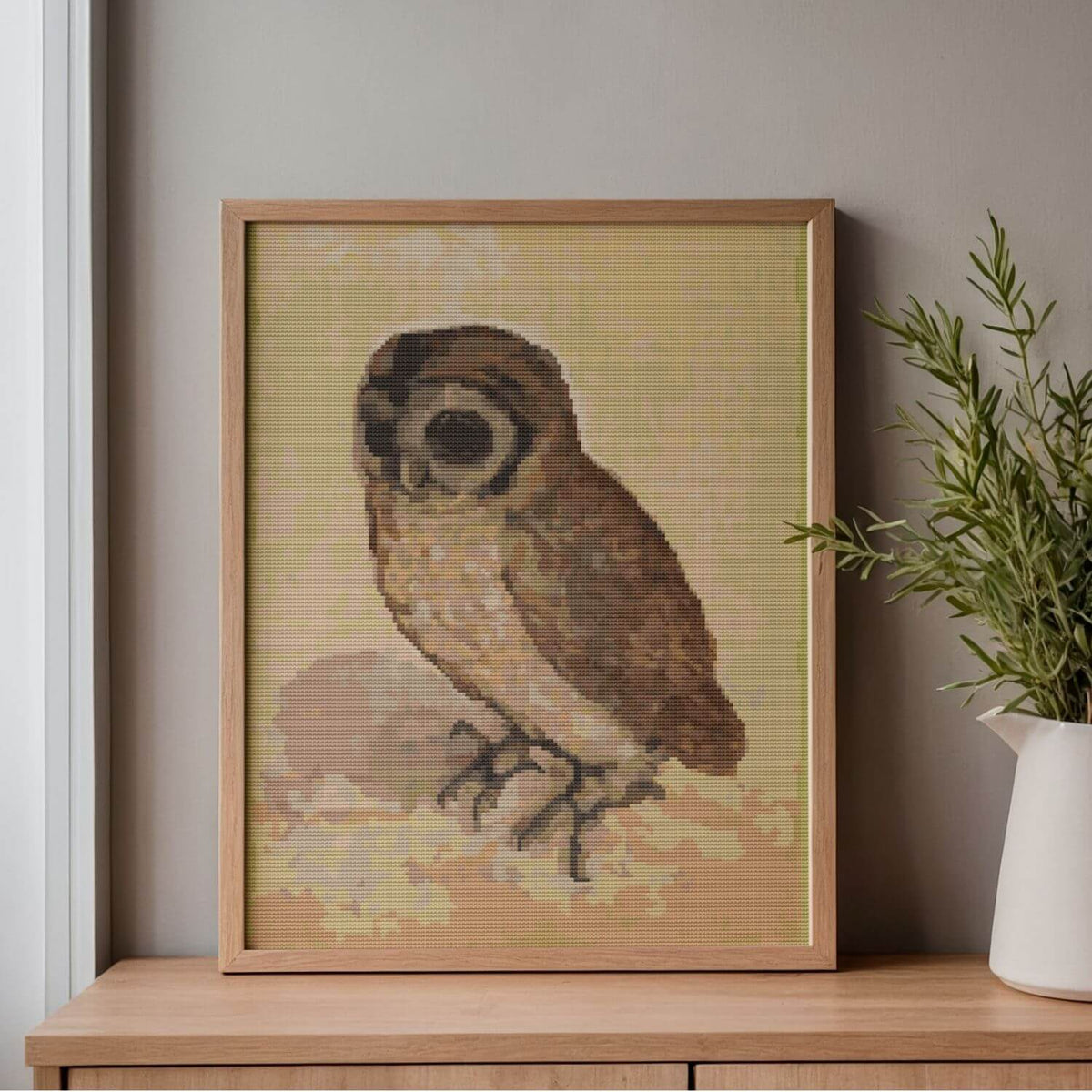 The Brown Owl Cross Stitch Pattern - Premium Cross Stitch Pattern - Albrecht Durer