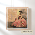 Violinist at Rest Cross Stitch Kit