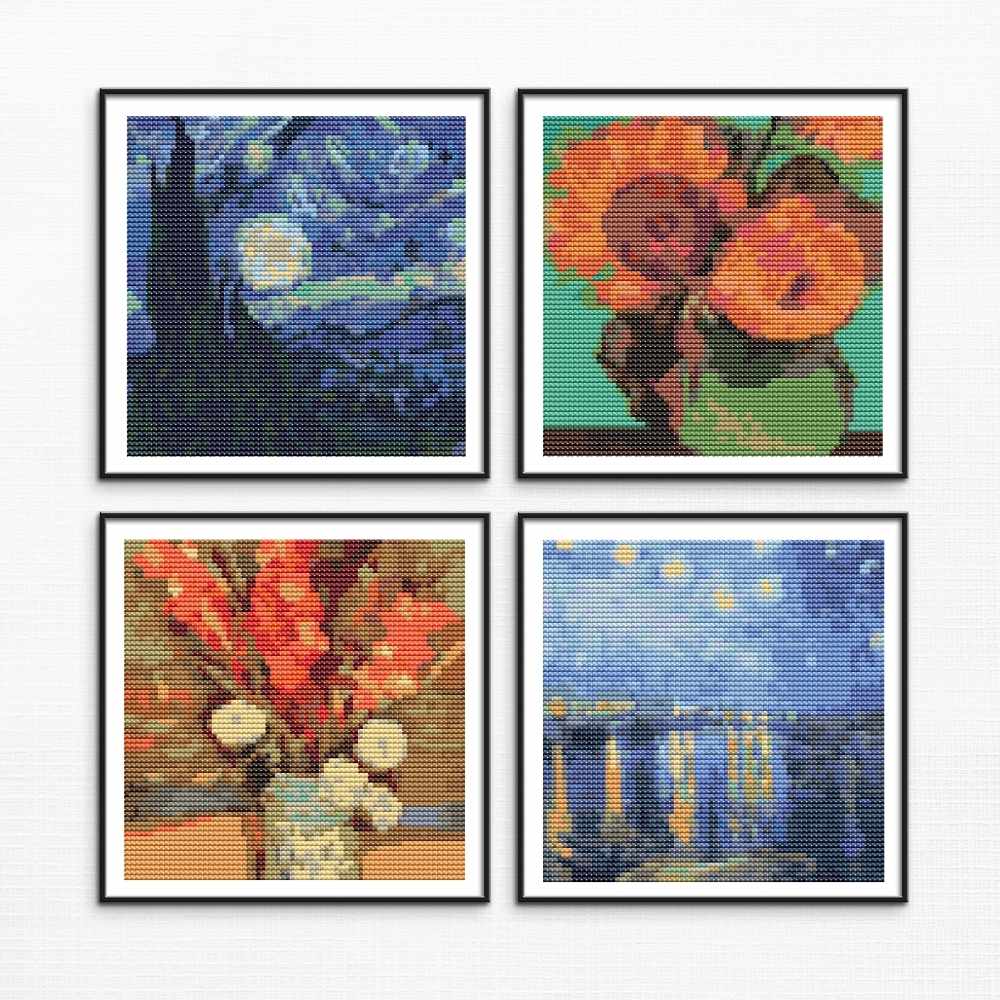 Square Panels Cross Stitch Kits
