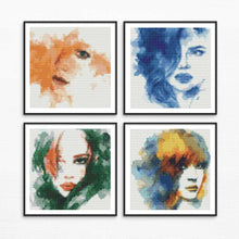 Four Squares featuring The Elements Cross Stitch Kit