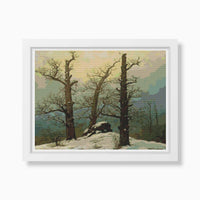 Dolmen in Snow Cross Stitch Pattern - Premium Cross Stitch Pattern - Caspar David Friedrich