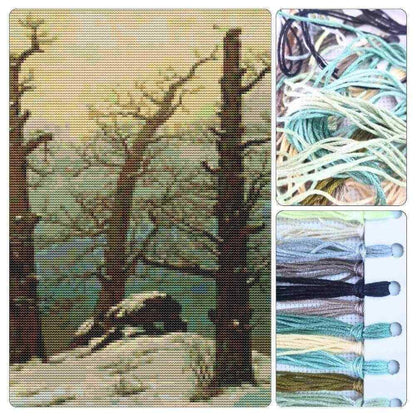 Dolmen in Snow Cross Stitch Kit