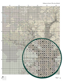 Dolmen in Snow Cross Stitch Kit - Premium Cross Stitch Kit - Caspar David Friedrich