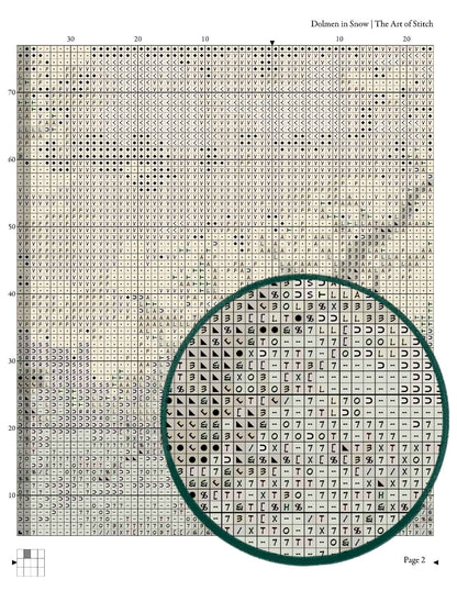 Dolmen in Snow Cross Stitch Kit